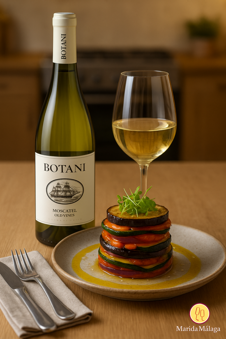 Pack 01 – Botani Moscatel Seco + Milhoja de Verduras asadas