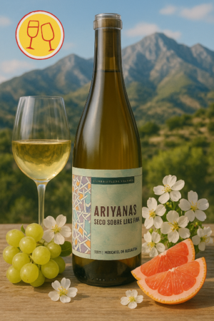 Vino Ariyanas seco sobre lías finas