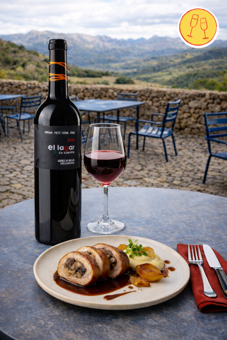 Pack 13 – El Lagar de Cabrera 2023 + Pechuga de pintada rellena de setas y foie con jugo reducido al PX