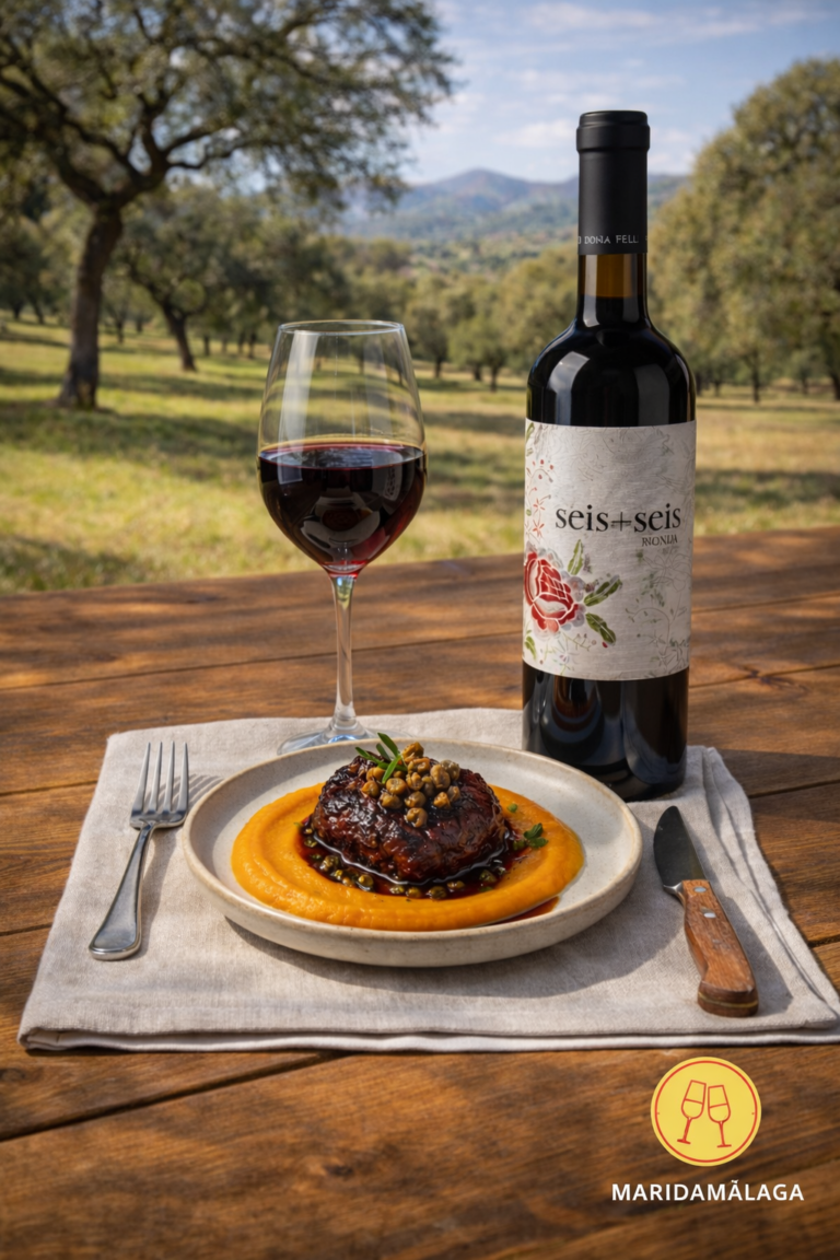 Pack 09 – Seis+Seis + Carrillera de Cerdo ibérico glaseada con crema de Zanahoria y crujiente de Alcaparra